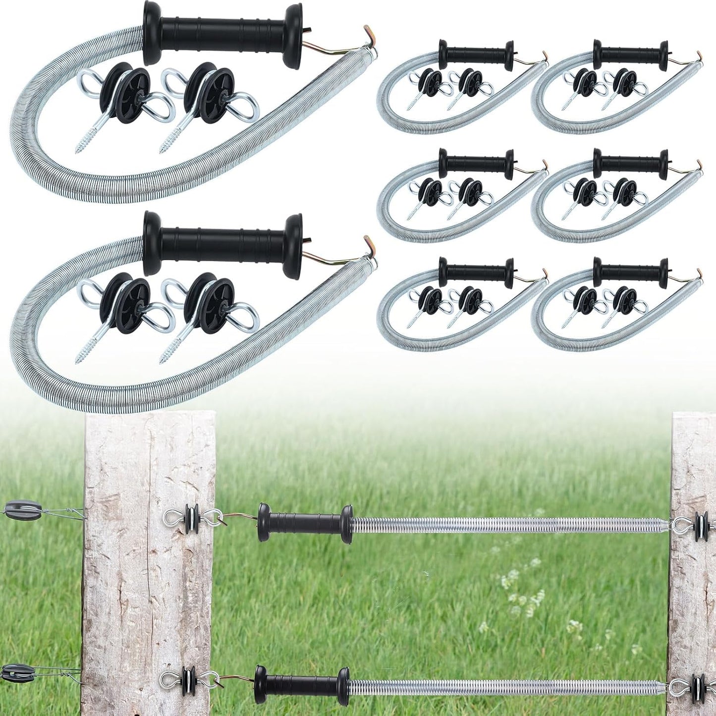 Set 8 puertas eléctricas 16" para granja