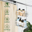Estante ducha acero inox 304 2 niveles plateado