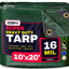 Lona 10x20ft impermeable con ojales reforzados