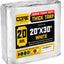 Lona 20x30pies impermeable UV resistente bordes reforzados