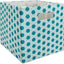 Cubo almacenamiento plegable poliéster panal verde grande