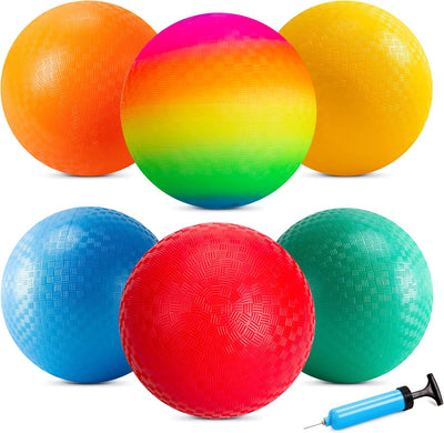 Pelotas kickball 8.5" set 6 o 12 para niños adultos