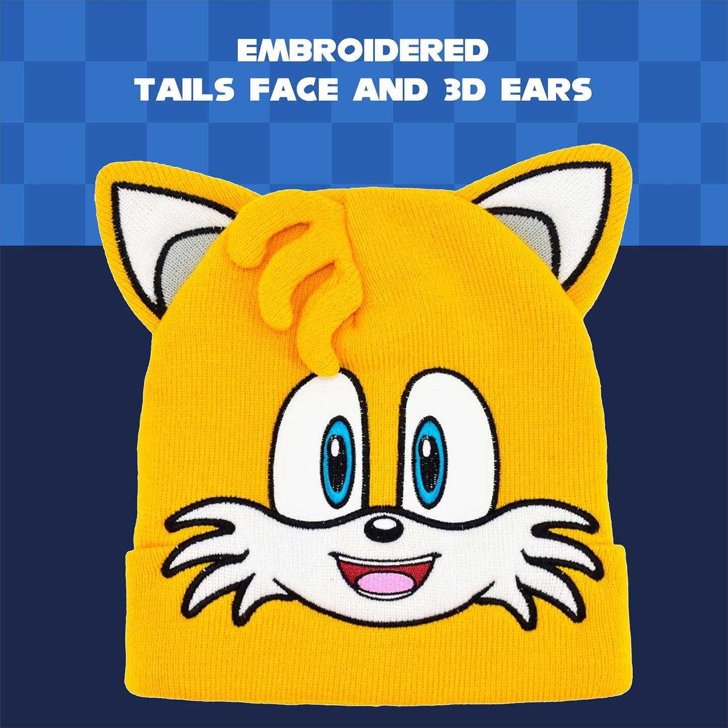 Gorro invierno Tails The Fox naranja talla única