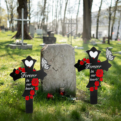 2 Pzas Decoraciones Tumba Cementerio Hijo Mamá