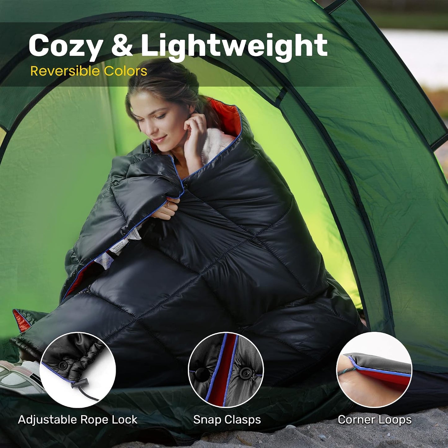 Manta impermeable plegable para campamento y viajes