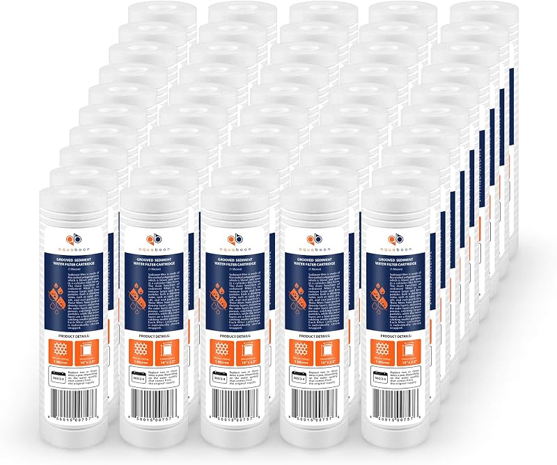 Cartucho filtro agua ranurado 10x2.5 pulg para RO