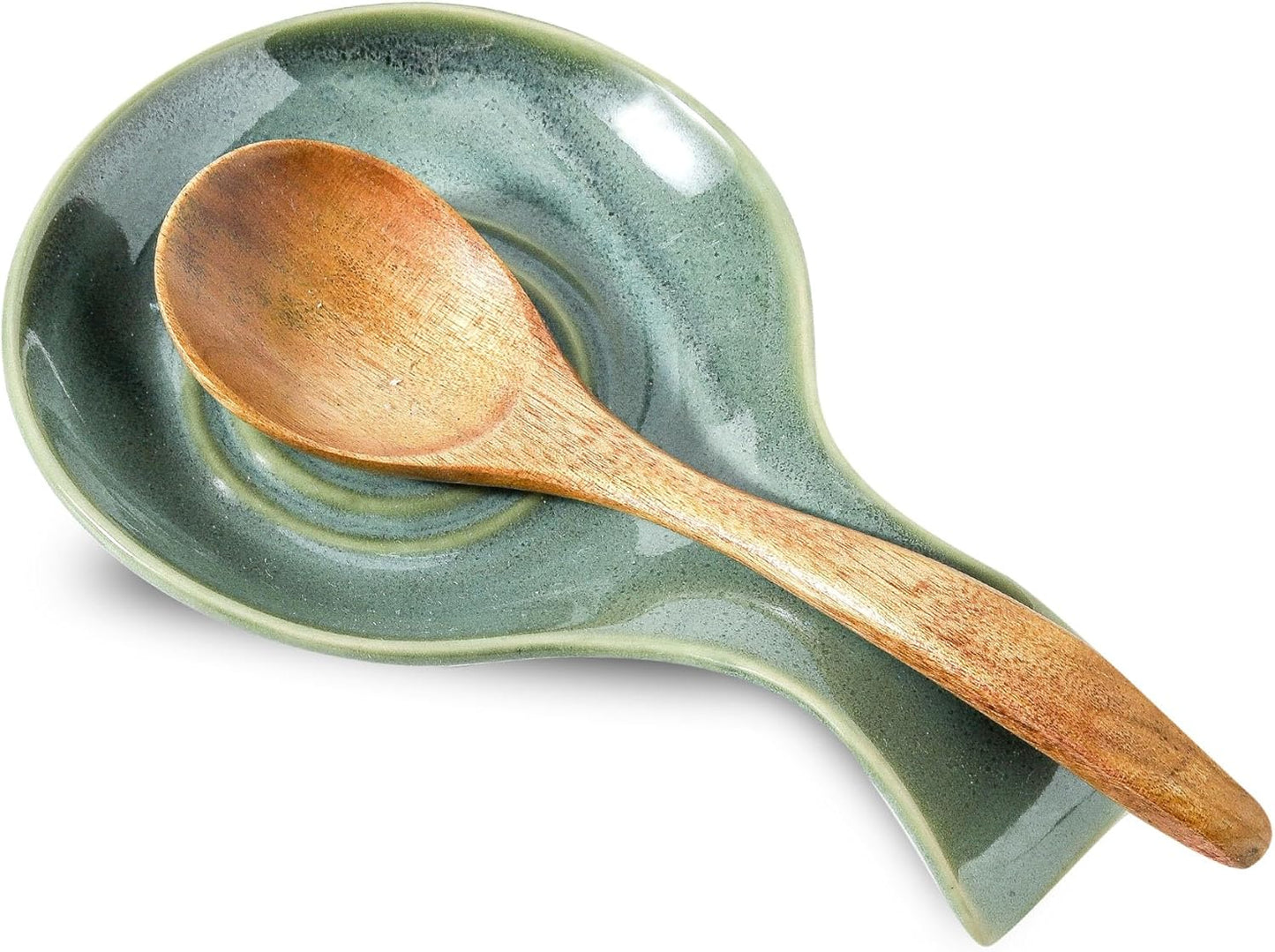 Soporte cucharas cerámica encimera cocina
