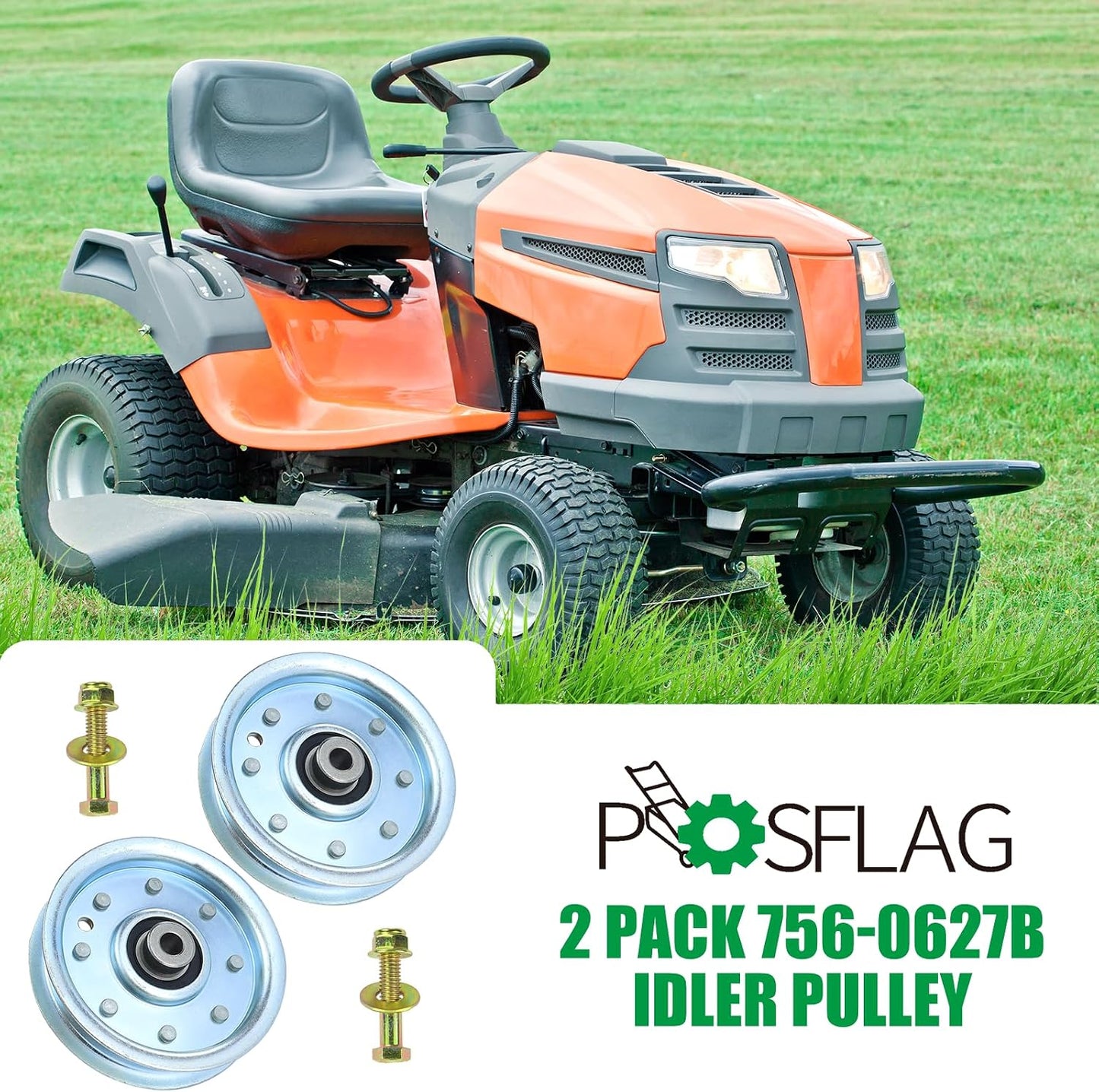 2 Poleas tensoras reemplazo MTD 756-0627