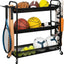 Soporte entrenamiento 3 estantes ruedas organiz. deportes