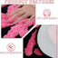 Alfombra baño divertida antiderrap negro rosa