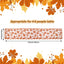 2 Caminos Mesa Otoño Hojas Arce 13x72pulg Decoración Naranja