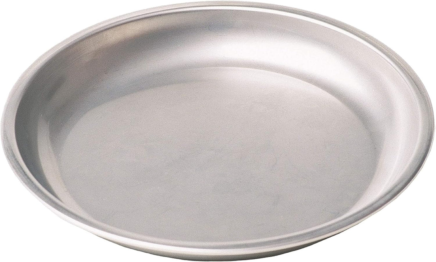 Plato camping acero inox color plateado