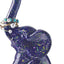 Soporte anillos con elefante morado organiz. lindo regalo
