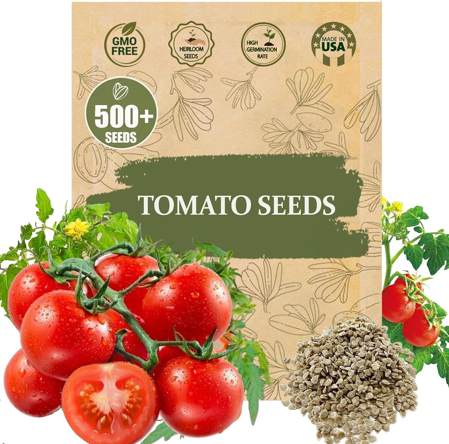 Semillas tomate cherry alta calidad 500 sin OMG para jardín
