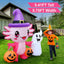Decoración inflable axolote con luces LED Halloween