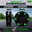 2 Discos Hockey NHL Práctica Palos Paso Disparo 3pulg