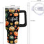 Vaso calabaza otoño 40oz con asa pajita térmico acero inox