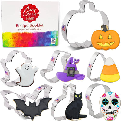 7 Pzas Cortadores Galletas Halloween USA