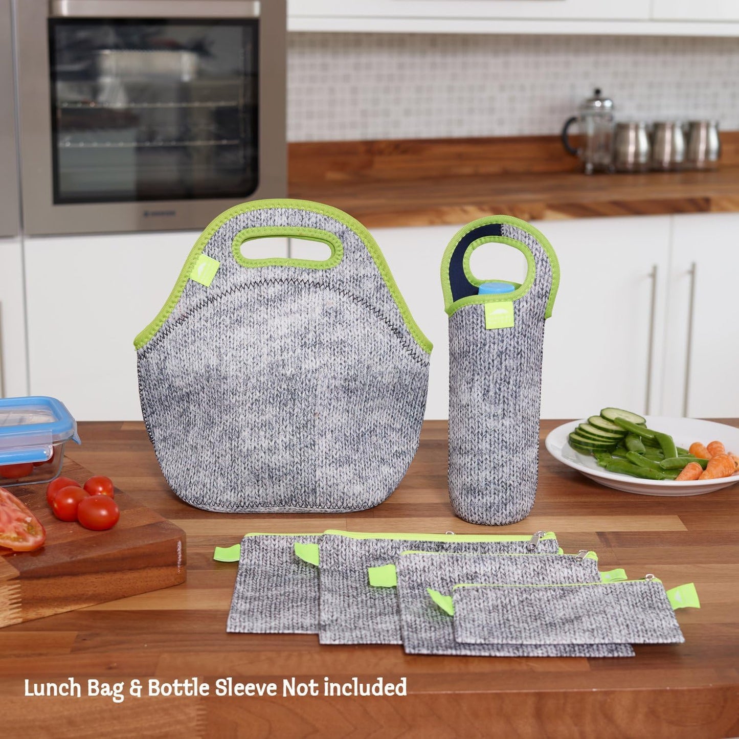4 Pzas Bolsas Reutiliz. para Sándwich Lavables Sin BPA