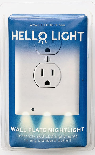4 Luces Nocturnas LED para Placa Pared Automáticas