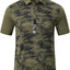 Polo deportivo hombre secado rápido camuflaje a rayas