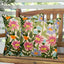 2 Almohadas Impermeables Exteriores 18x18" Diseño Floral