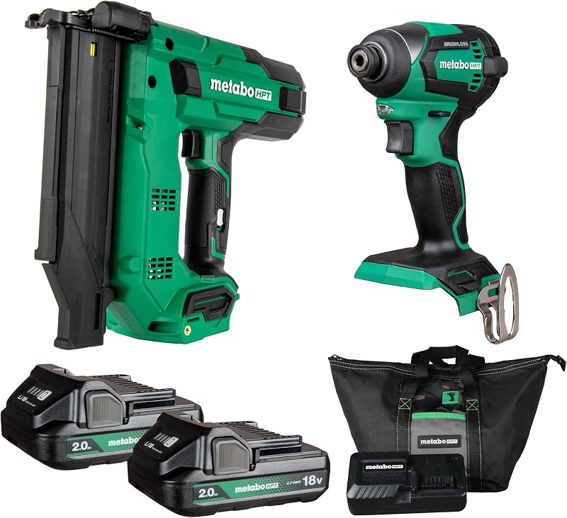 Kit clavadora multiVolt 18V y destornillador impacto Metabo