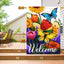 Bandera floral 28x40" doble cara decoración