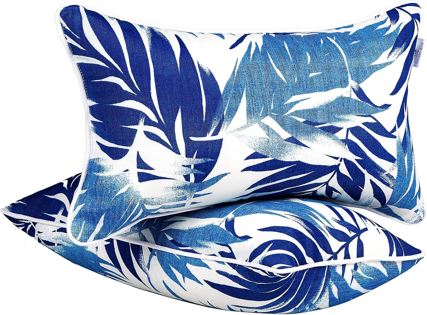 Set 2 Almohadas Exteriores Impermeables 12x20pulg