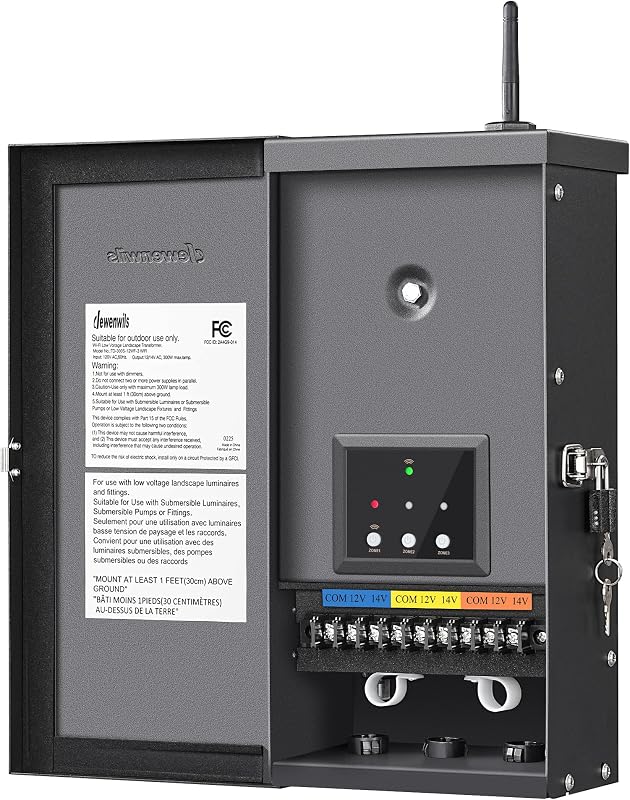Transformador paisaje 300W WiFi 120V a 12/14V con Alexa