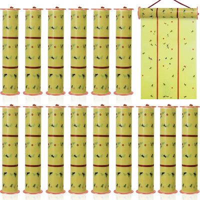 Trampas adhesivas para moscas 30pies amarillo 10uds