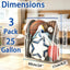 Bolsas almacenamiento 25gal 35x24" doble cremallera 5uds