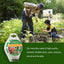 Lazos jardín polietileno 328ft con cortador para cables y plantas