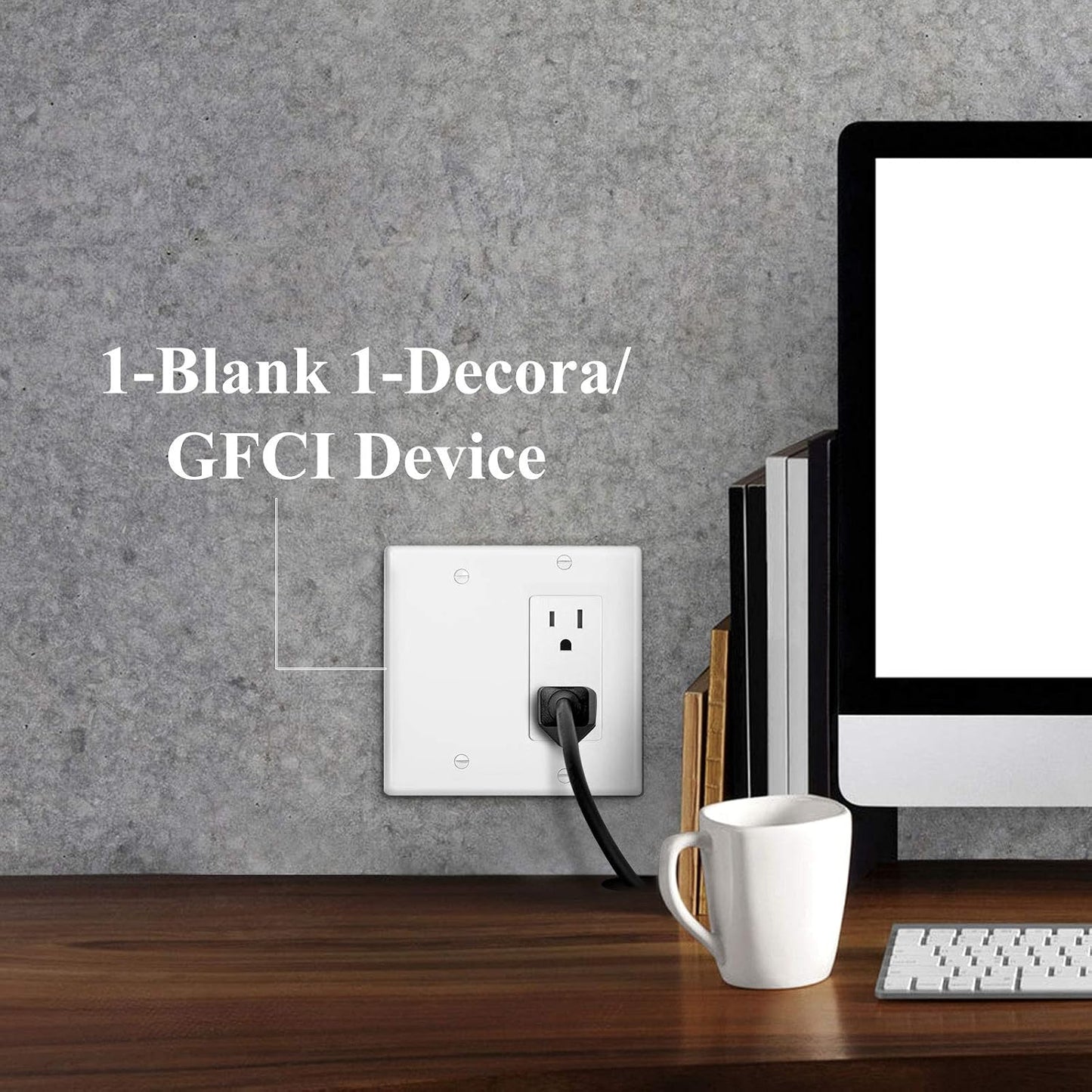 9 Pzas Placa Pared 2 Segmentos Cubierta Termoplástico