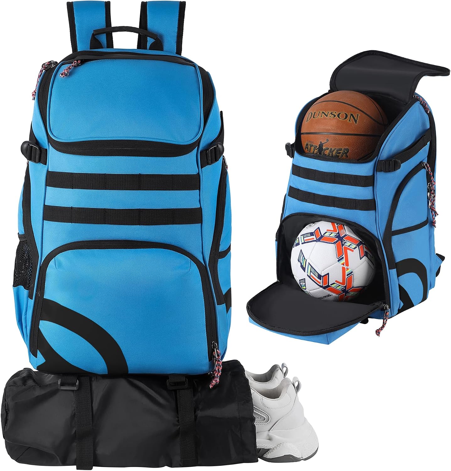 Mochila Deporte con Porta Balón para Fútbol Baloncesto