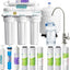 Sistema filtración agua pH 75 GPD 6 etapas WQA