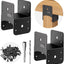 Conector anclaje poste acero inox soporte viga madera 4x4