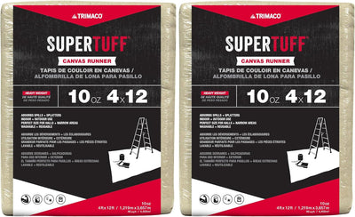 Tela proteccion 4x12ft color canela paq 2