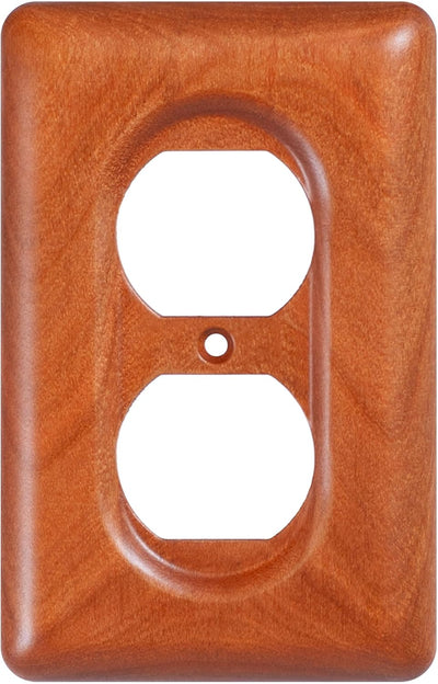Cubierta salida madera cerezo diseño elegante decoración hogar