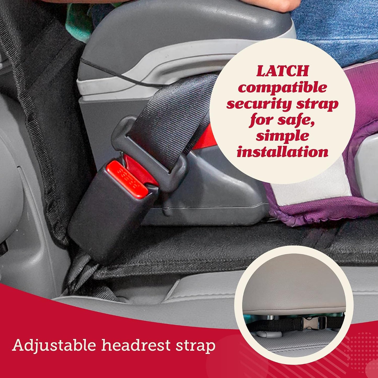 Protector asiento coche infantil gris