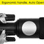Paraguas golf 62" resistente viento UPF 50 plateado