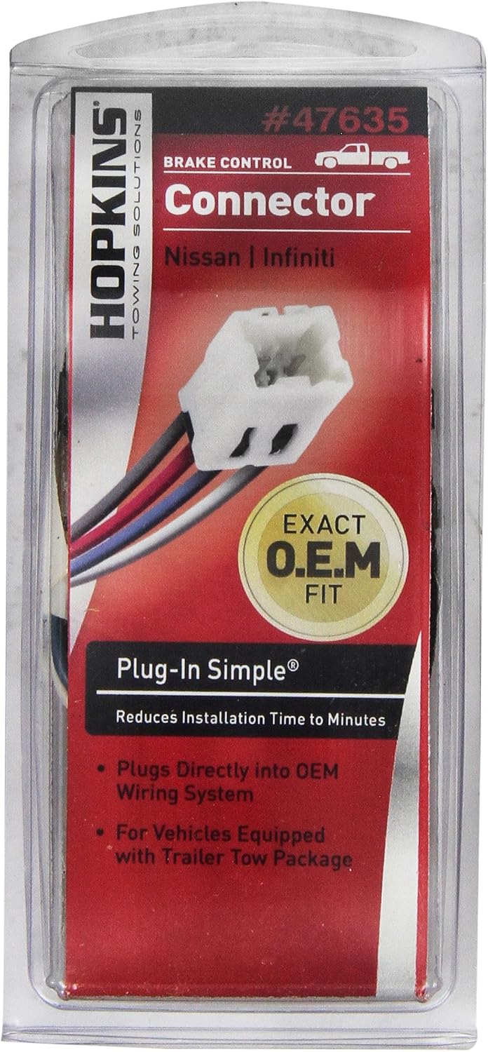 Conector freno enchufable color blanco