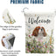 Bandera jardín floral perro Cavalier King Charles