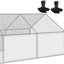 Cubierta gallinero impermeable 6.3x3.9pies elásticas