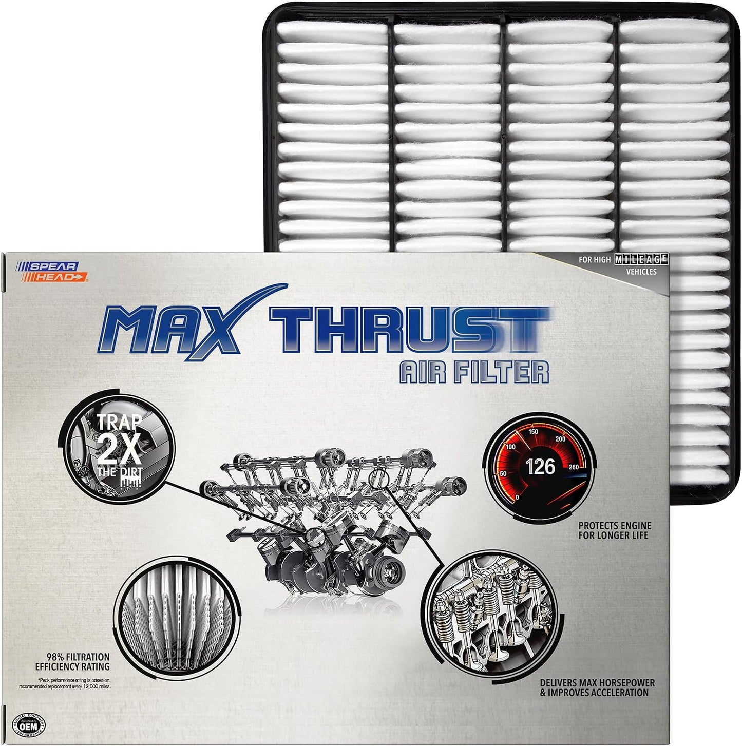 Filtro aire motor MPG Defense Max Thrust MT-343