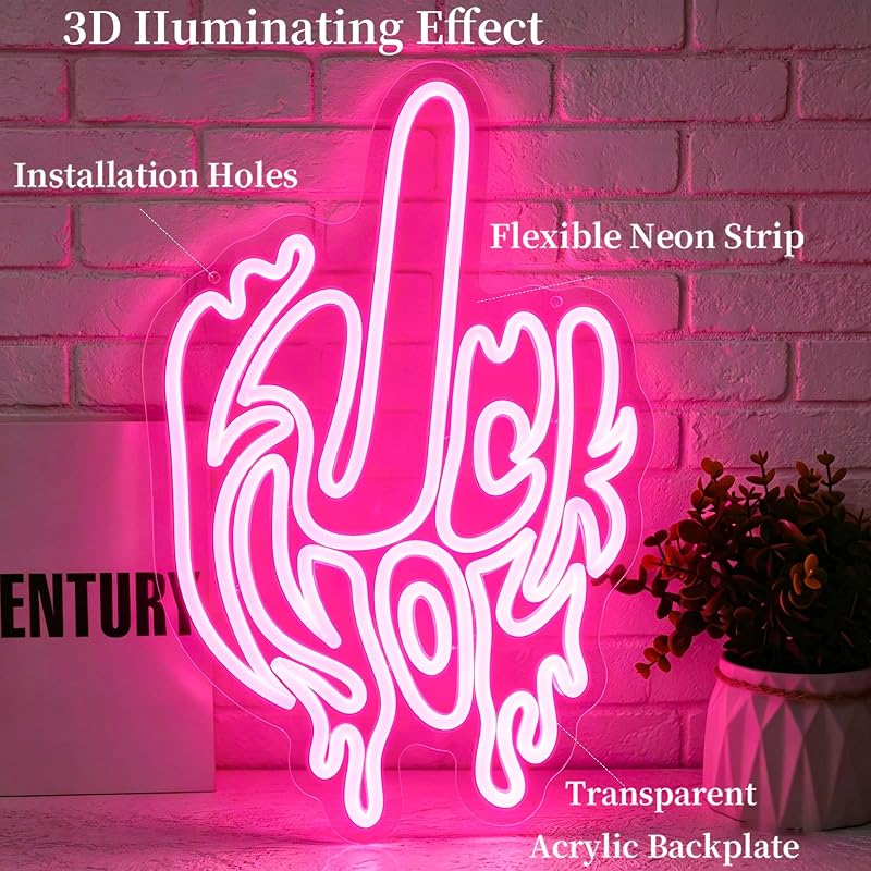 Letrero neón LED para decoración pared fiesta cumpleaños