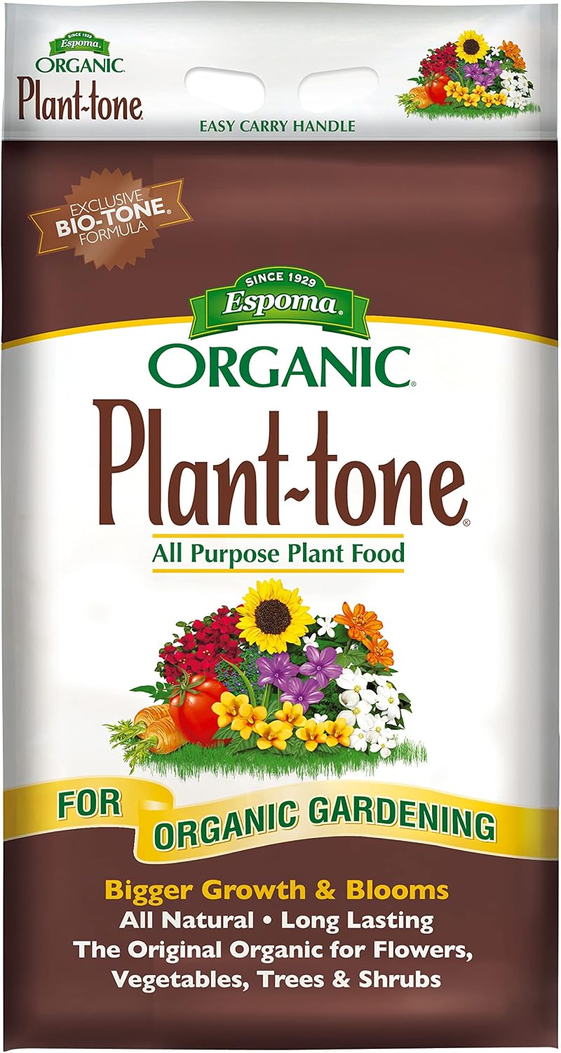 Fertilizante vegetal orgánico 5-3-3 18lb para flores y plantas