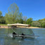 Kit toldo canoa/kayak 3x8ft marco botas postes traseros