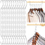 Pack 12 perchas mágicas acero inox ahorran espacio