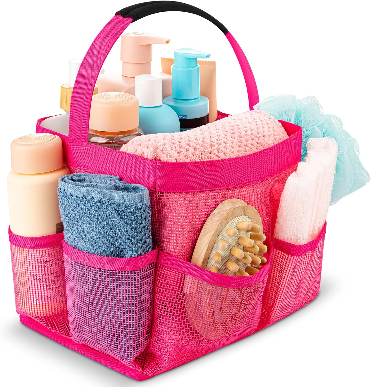 Bolsa organizadora ducha 9 bolsillos plegable viaje gimnasio
